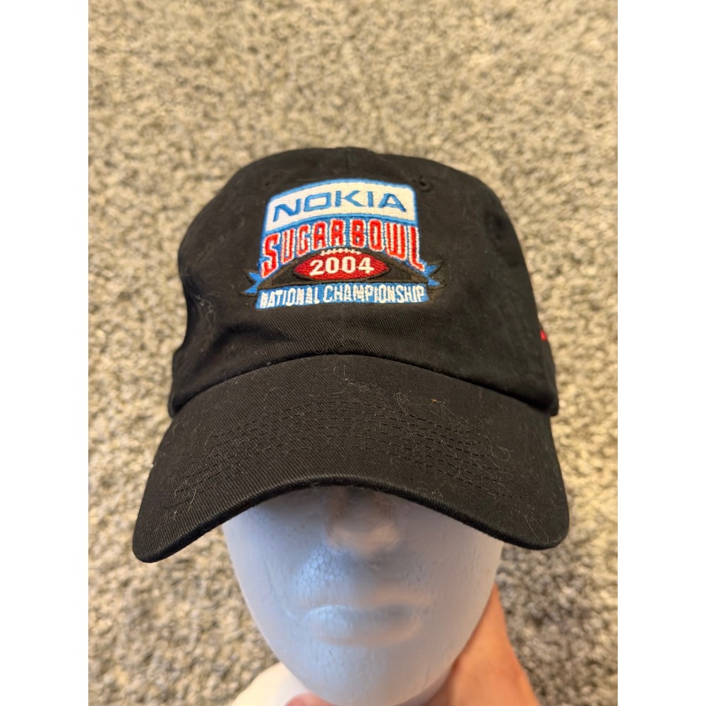 VTG Sportsman Hat Mens OSFM 2004 Nokia Sugar Bowl National Championship OU LSU